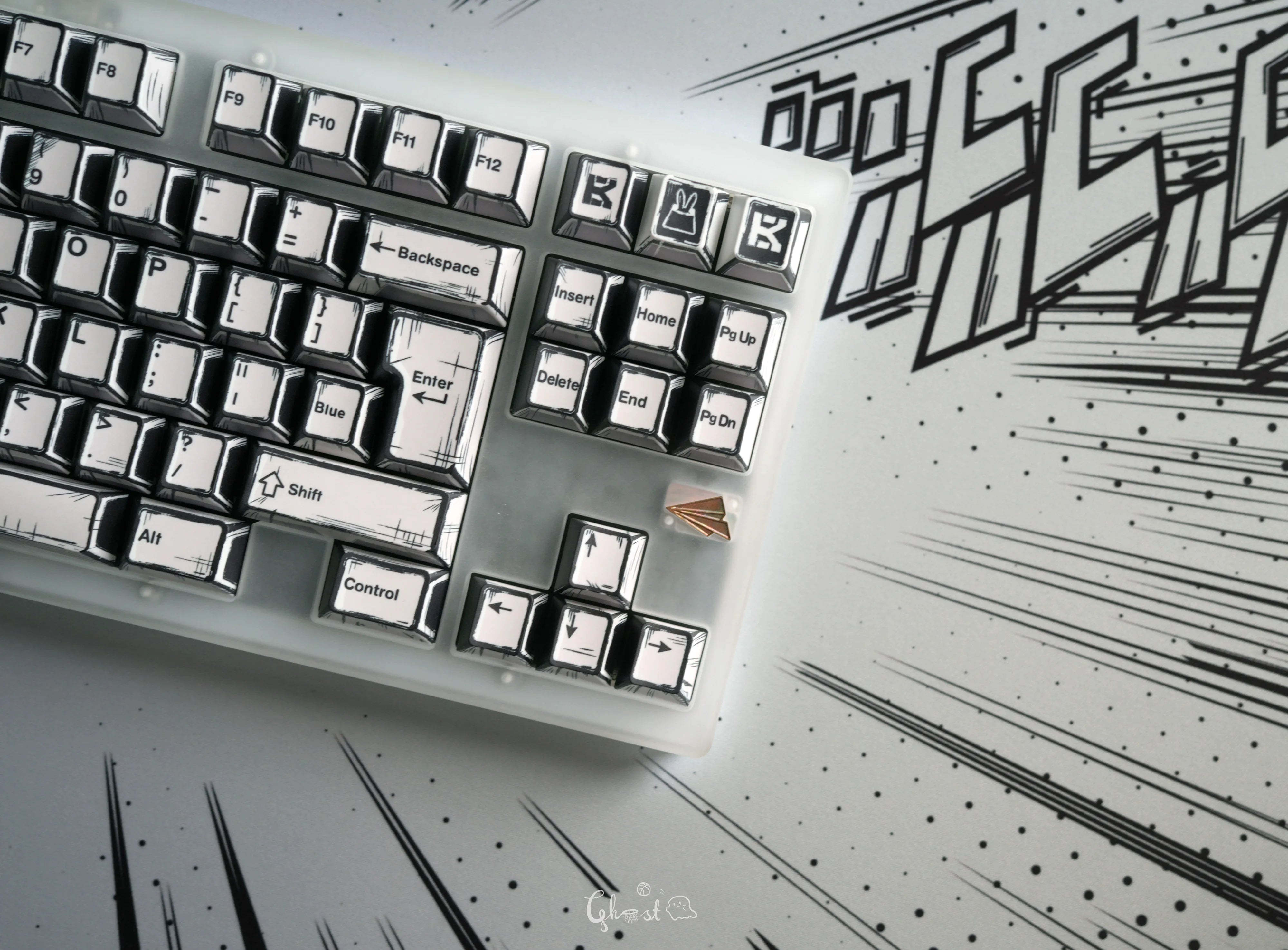 TUT Manga Cherry Profile Keycaps