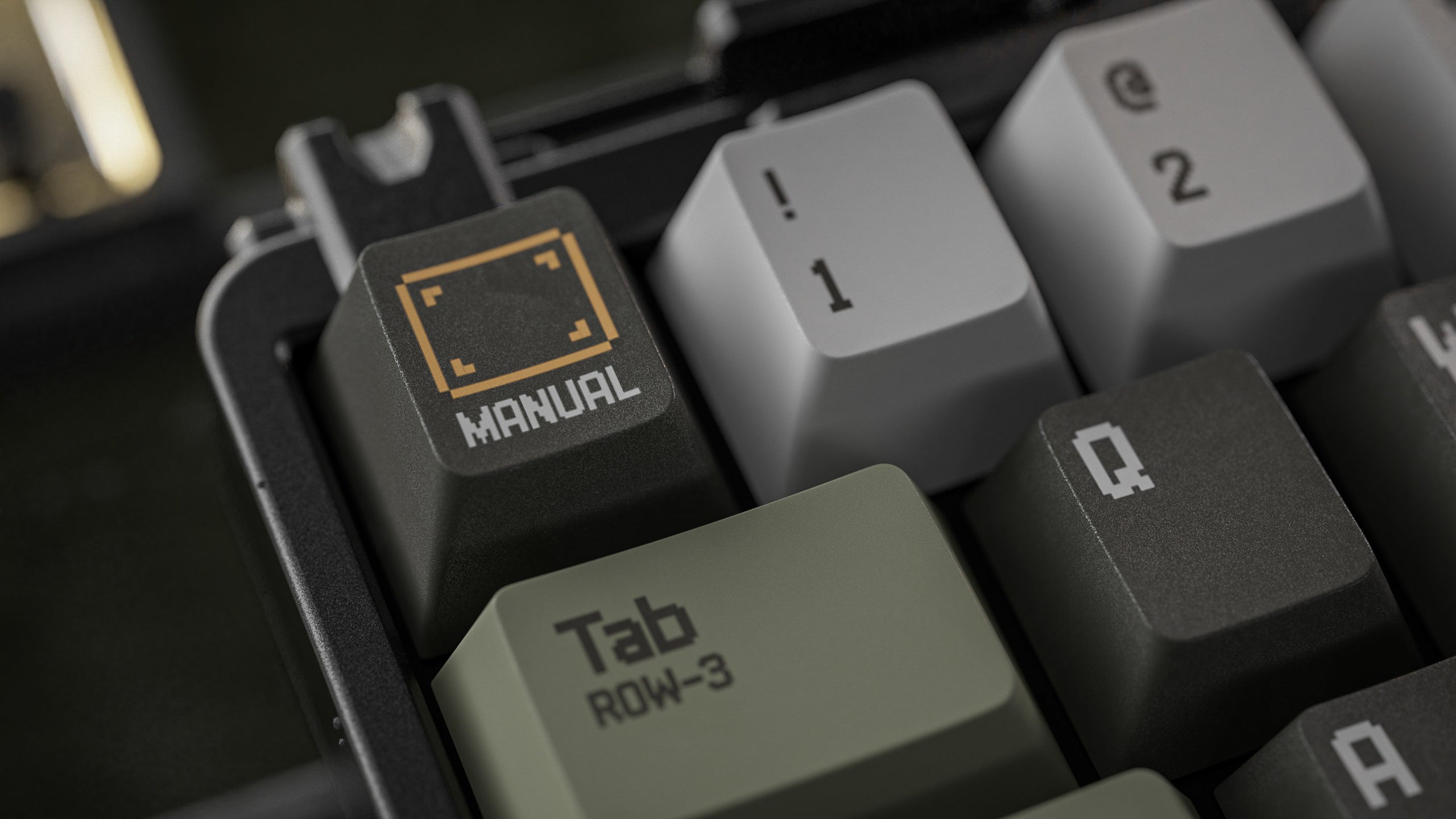 ALOHAKB Manual Control Cherry Profile Keycaps