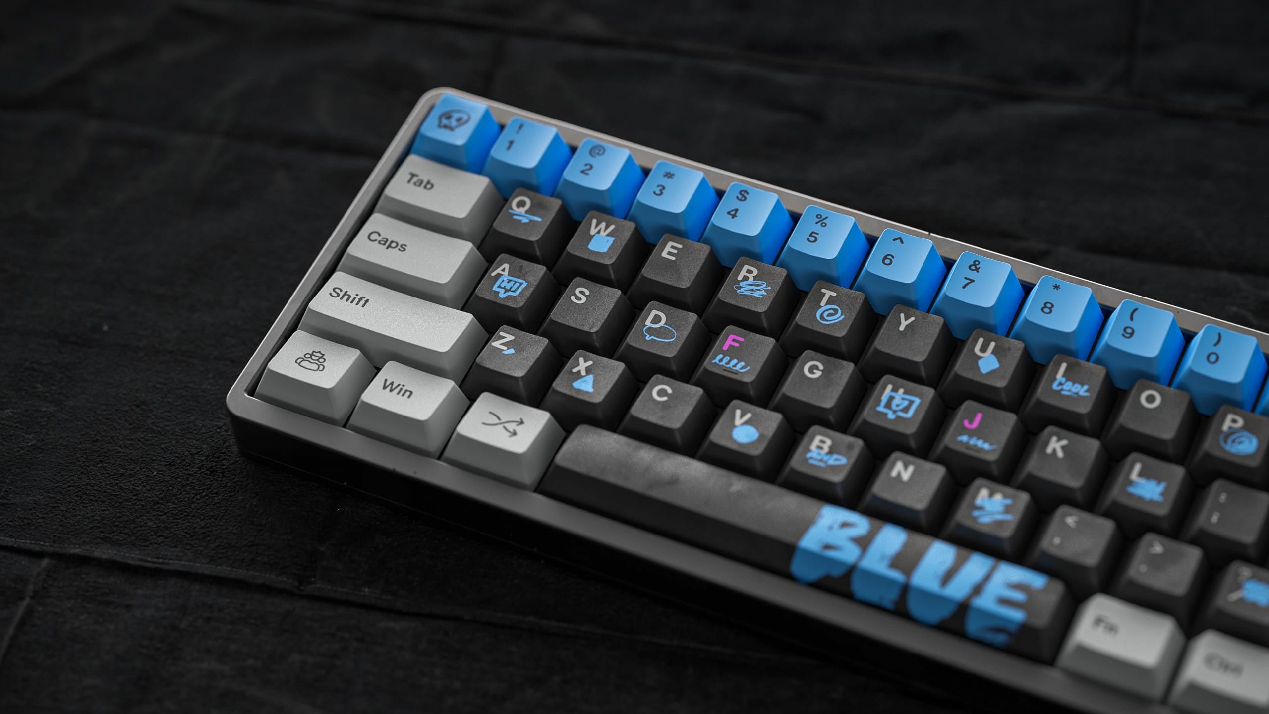 ALOHAKB BLUE DREAM CHERRY PROFILE KEYCAPS