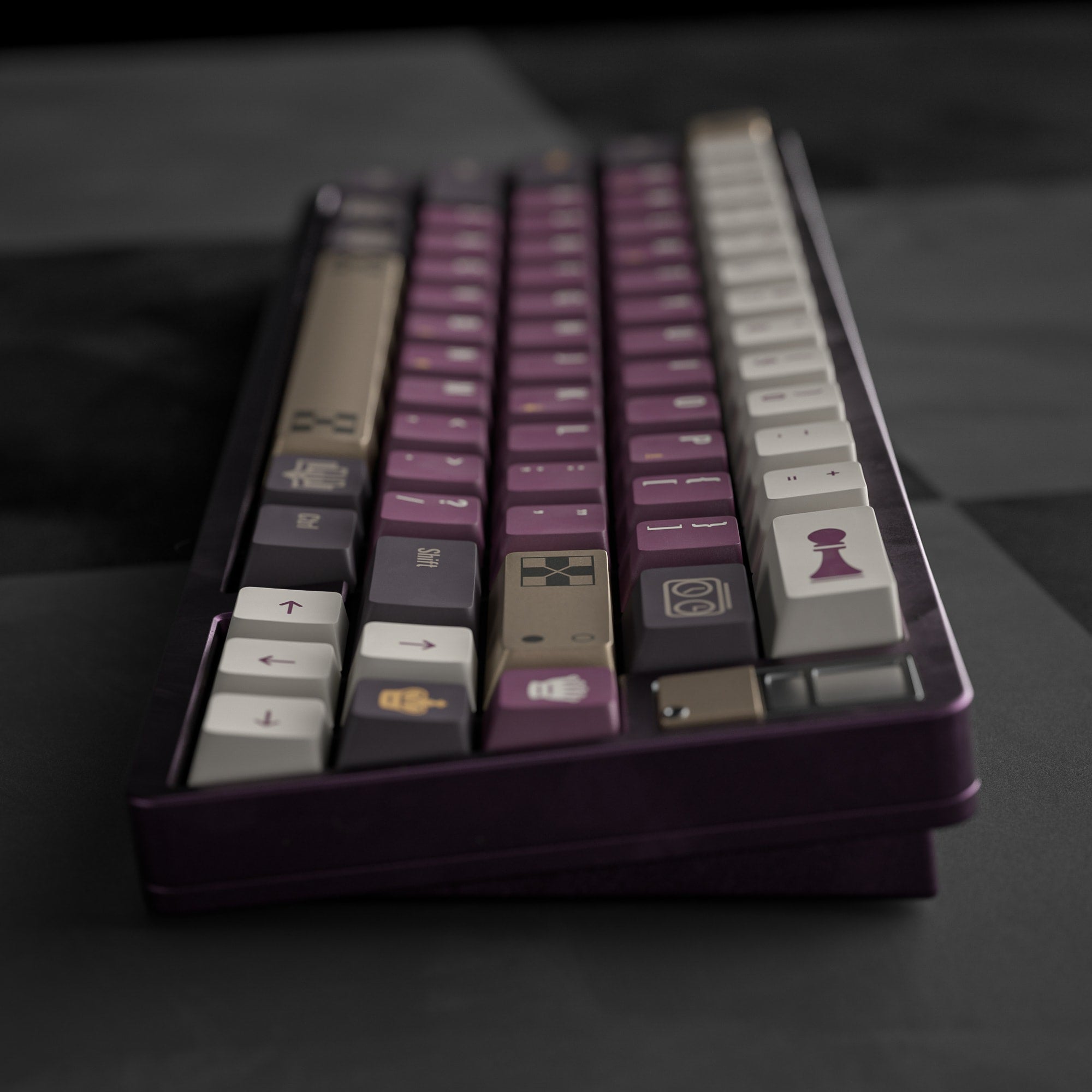 ALOHAKB CHESS GAME Cherry Profile Keycaps Dye-Sublimation+Gilding