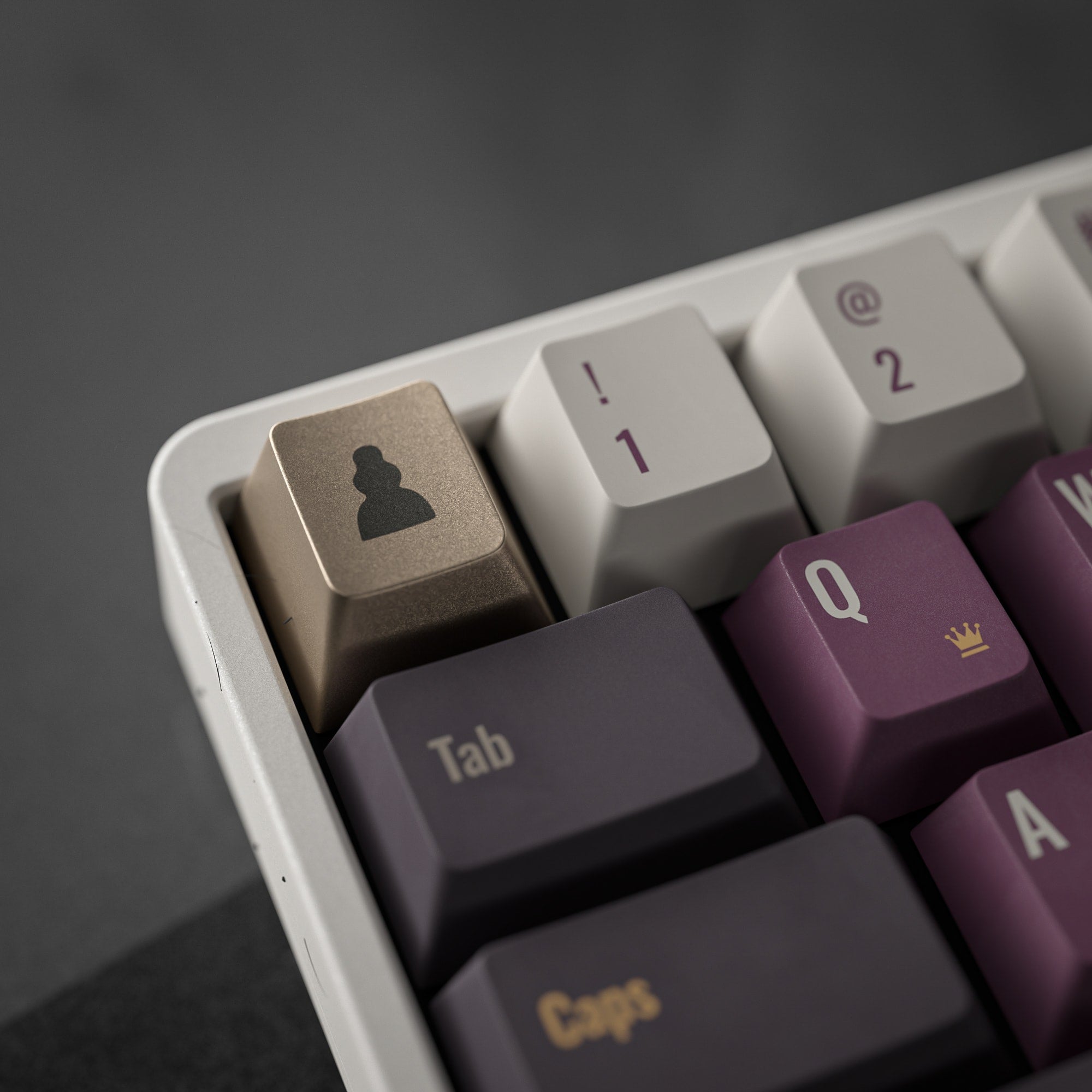 ALOHAKB CHESS GAME Cherry Profile Keycaps Dye-Sublimation+Gilding