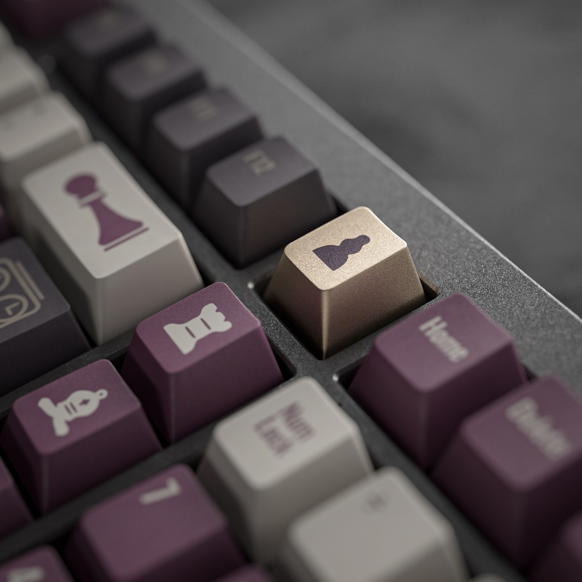 ALOHAKB CHESS GAME Cherry Profile Keycaps Dye-Sublimation+Gilding