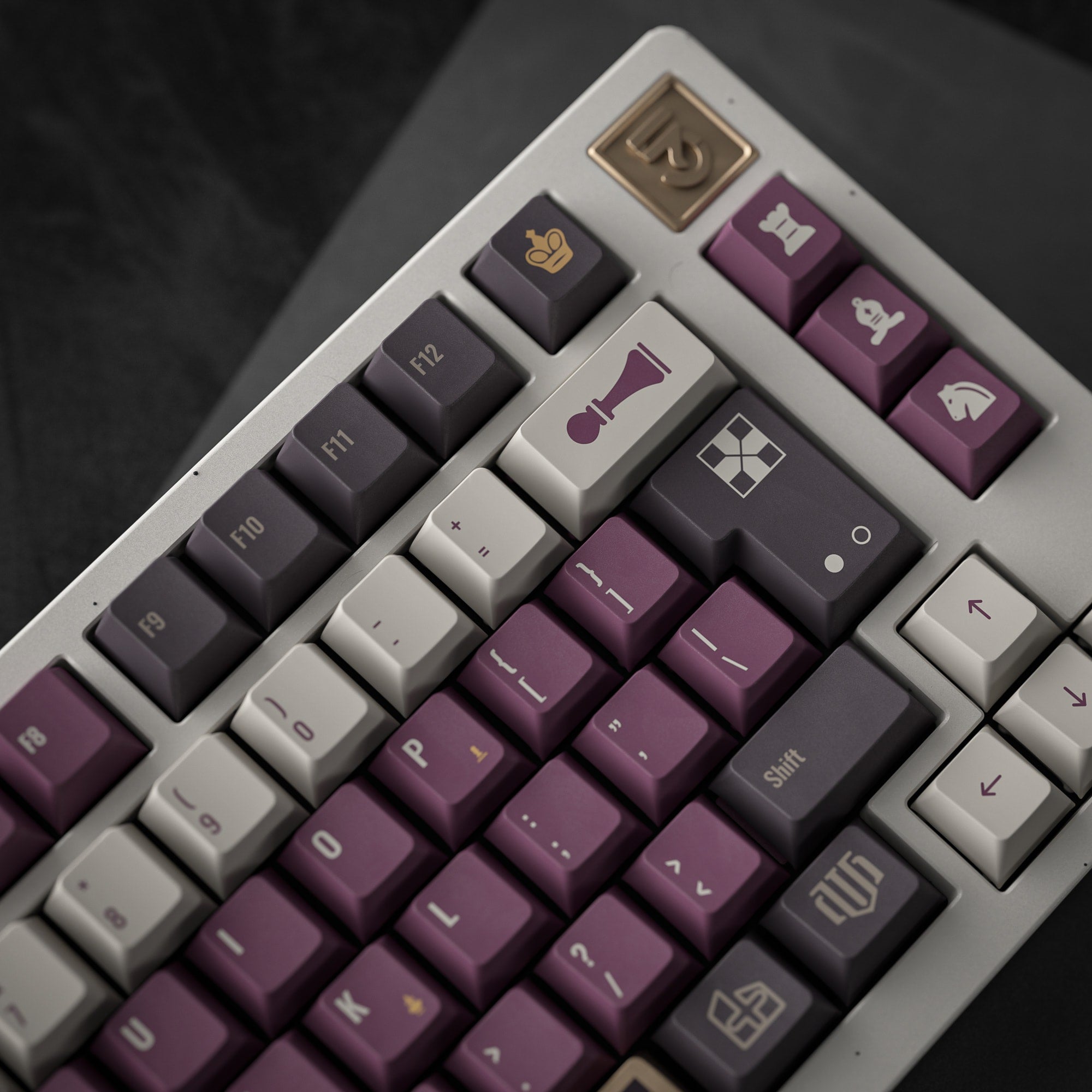 ALOHAKB CHESS GAME Cherry Profile Keycaps Dye-Sublimation+Gilding