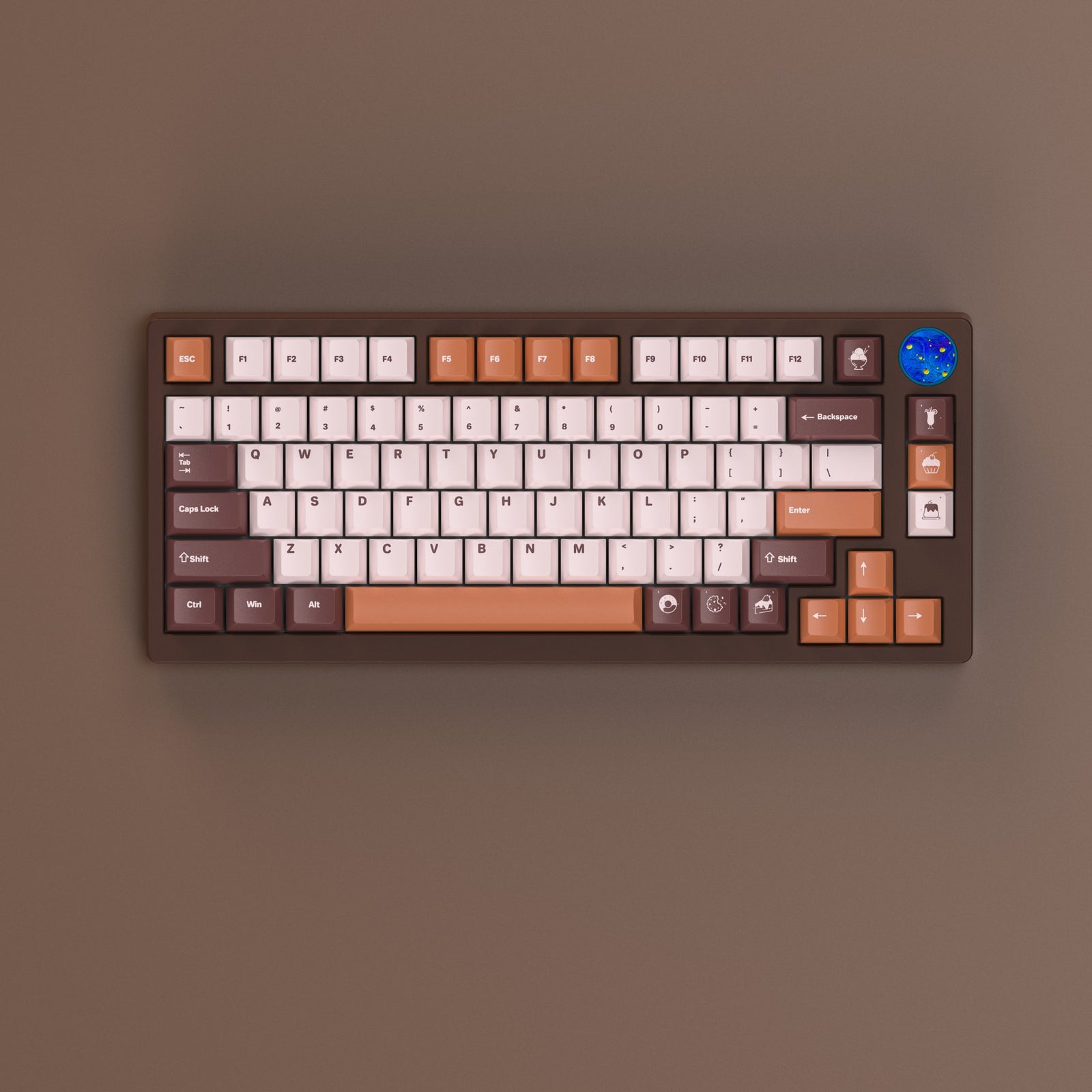 ALOHAKB Low Tea Keycaps Set