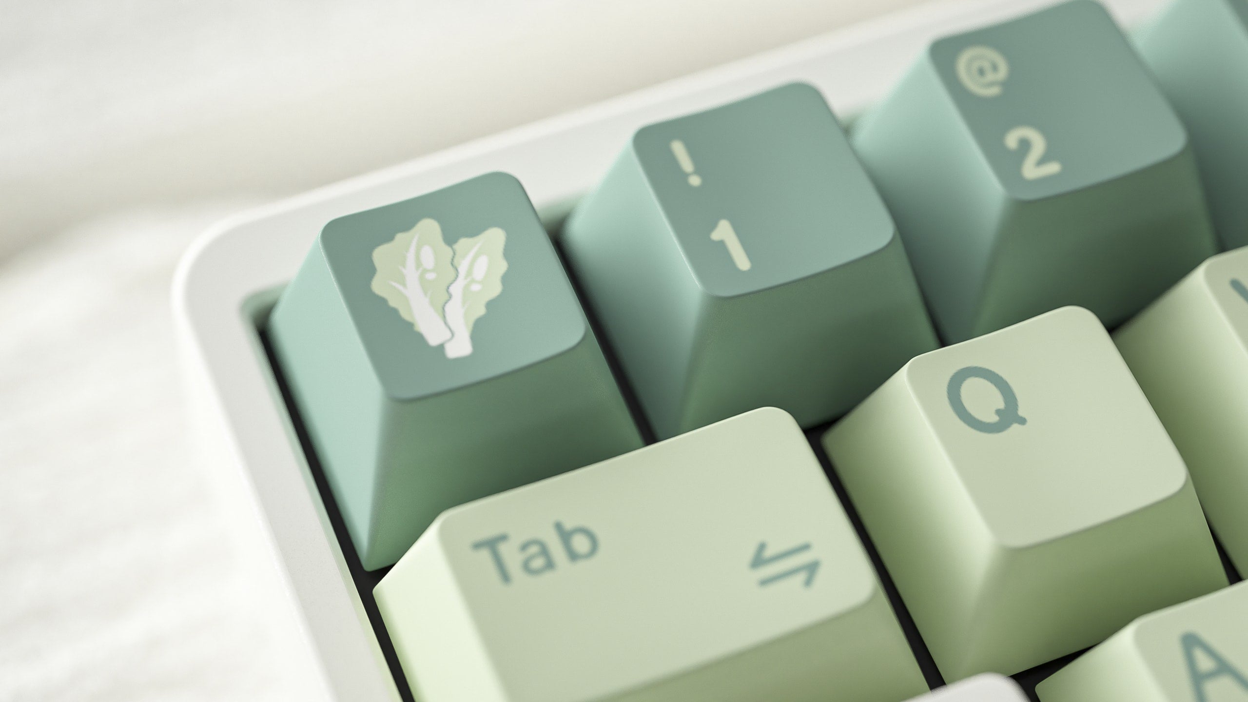 ALOHAKB Brassica Rapa Keycaps Set